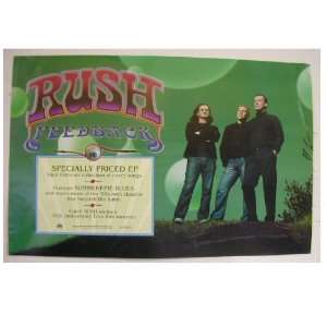  Rush Poster 2 Sided Feedback Band Shot