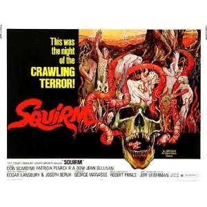 Squirm Movie Poster (22 x 28 Inches   56cm x 72cm) (1976) Half Sheet 