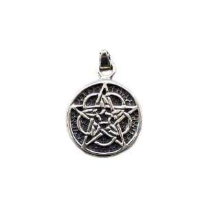  Celtic Knot in Pentagram Sterling Silver Pendant Jewelry