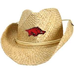  Arkansas Razorbacks Straw Fanatic Hat