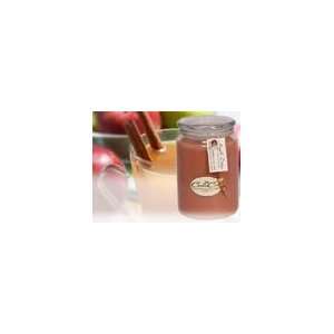  8oz Warm Apple Cider Scented Natural Soy Jar Candle: Home 