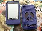 LUCKY BRAND IPHONE SKIN DEEP PURPLE RUBBER COVER PEACE NWT