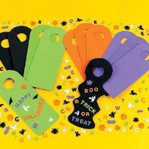  Design Your Own Spooky Halloween Doorknob Hangers   Craft 