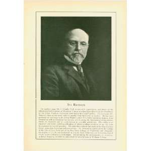  1901 Print Ira Remsen President of John Hopkins University 