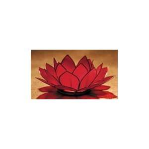  Red Chakra Lotus Tealight Holder