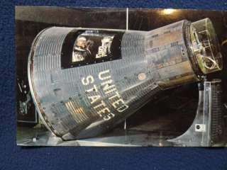 vintage postcard . Original Mercury spacecraft Friendship 
