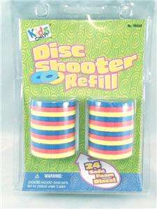 24 SOFT FOAM DISC REFILL FOR SPACE SHOOTER GUN TOY NEW  