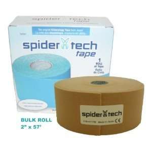  SpiderTech Tape Bulk Rolls   Beige Kinesiology Tape   2 x 