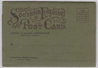  Exposition 1905 Souvenir Folding Postcard Wolff & OBrien. All items 