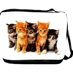  Rikki KnightTM Kittens in a Row Messenger Bag   Book Bag 