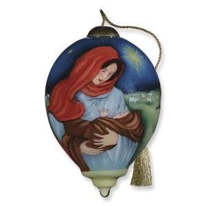    Jesus & Mary Hand painted Artist Susan Winget 3in Ornament Jewelry