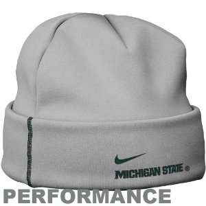  Nike Michigan State Spartans Gray Training Performance 