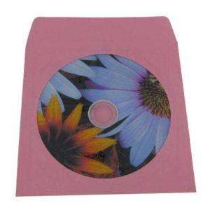 400Pcs Pink Color CD DVD Paper Sleeve Envelopes  