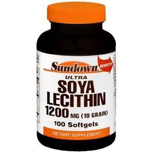  SD SOYA LECITHIN 1200MG 45364 100TB REXALL SUNDOWN Health 