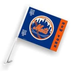  New York Mets Car Flags   1 Pair