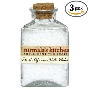 Nirmalas Kitchen Exotic Salt, South African White Flakes, 2.0 Ounce 