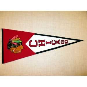  Chicago Blackhawks NHL Classic Hockey Pennant