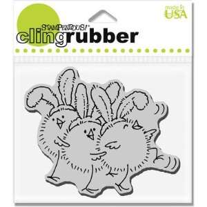  Cling Chickie Hop   Rubber Stamps Arts, Crafts & Sewing