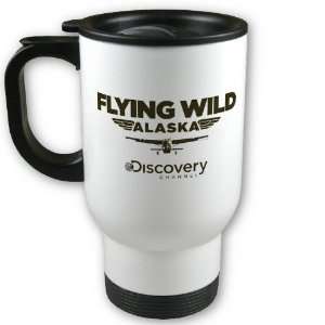 Flying Wild Alaska Logo Travel Mug:  Kitchen & Dining