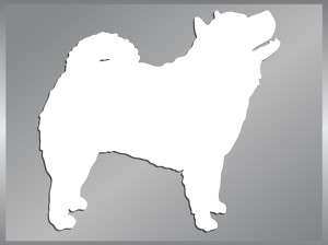 CHOW CHOW Silhouette cut vinyl decal dog car stickers  
