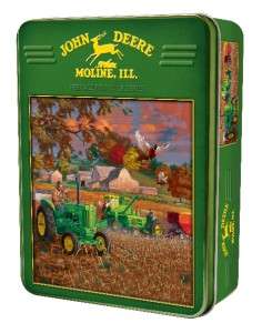 Masterpieces John Deere Bumper Crop Tractors Jigsaw Puzzle   1000 pc 