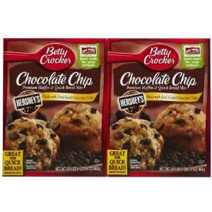 Betty Crocker Chocolate Chip Premium Muffin Mix, 16.4 oz   2 pk 