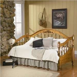  Solid Wood Day Bed Distressed Brown Daybed Wooden Frame 