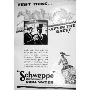  1930 SCHWEPPES ORIGINAL SODA WATER GINGER ALE ORANGE 