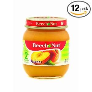 Beech Nut Peaches Stage 2, 4 Ounce Jars (Pack of 12):  