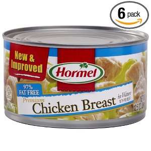 Hormel Chunk Breast Of Chicken, 12.5 Ounce (Pack of 6)  