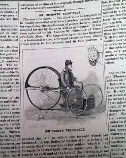 VICTOR BICYCLES Chicopee Falls MA PRINTS 1891 Magazine  