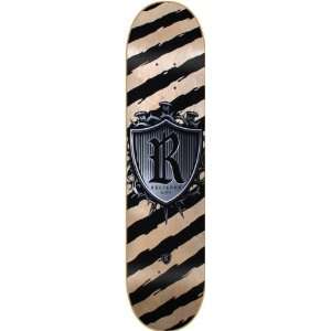  Reliance Stripes Nat Black Deck 7.75 Skateboard Decks 