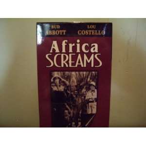  Africa Screams VHS Tape 