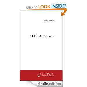 ETÊT AL SNAD (French Edition) Pascal Rollin  Kindle 