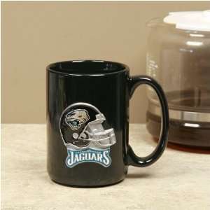  Jacksonville Jaguars Black Logo Mug: Sports & Outdoors