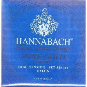  Hannabach Classical Guitar High Tension Gold, 825 HT 