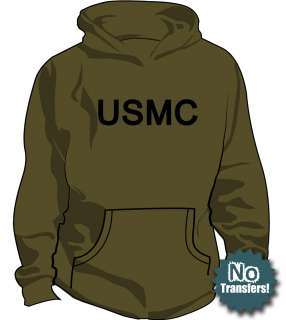 USMC Semper Fi US Marine Corps Military New PT Hoodie  