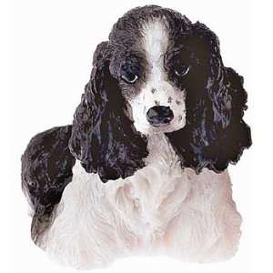   Black and White Cocker Spaniel Small Dog Statue: Everything Else