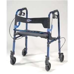  Clever Lite Folding Walker w/Seat and Brakes Health 