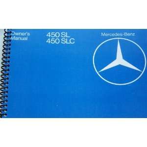  1978 mercedes benz 450 sl owners manual w 107 Everything 