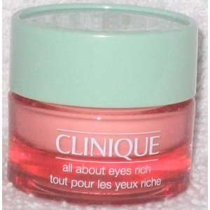  Clinique All About Eyes Rich Sample Size Jar Beauty