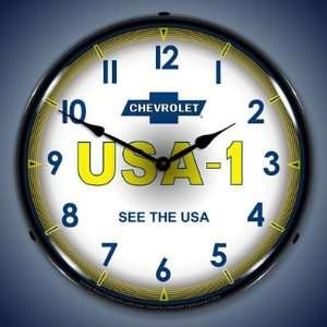  Chevrolet USA 1 Lighted Wall Clock