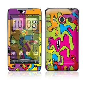  HTC Evo 4G Skin Decal Sticker   Color Monsters Everything 
