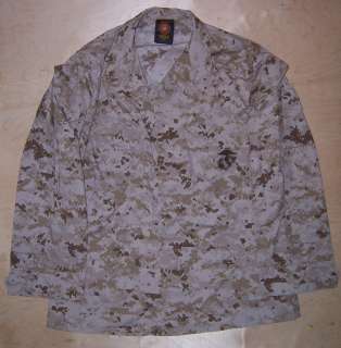 USMC Issue Desert Digital Camo Uniform Shirt Medium Regular
