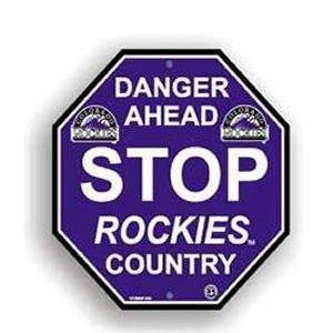  Colorado Rockies Stop Sign: Sports & Outdoors