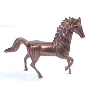  COPPER BROWN METAL HORSE