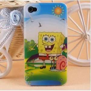  Apple iPhone 4G/4S Spongebob Beach Style Hard Case/Cover 