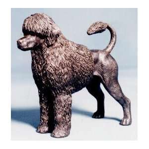Portuguese Water Dog (Lion/Wavy Coat Trim) Cold cast Bronze Figurine 
