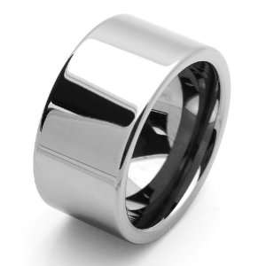   Wedding Band Flat Ring for Men (8 to 15) Size 8 Cobalt Free: Jewelry