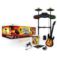 XBox 360 Guitar Hero WORLD TOUR Complete BAND KIT Set 047875954571 